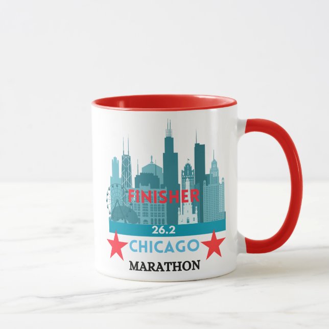 Custom Chicago 2024 Marathon Perfect for Christmas Mug (Right)