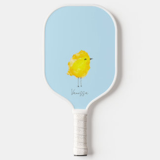Custom Chick Chicken yellow stylish chic sweet Pickleball Paddle