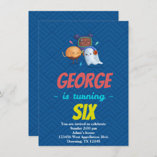 Custom Child Ghosts Monsters Cartoon Invitation