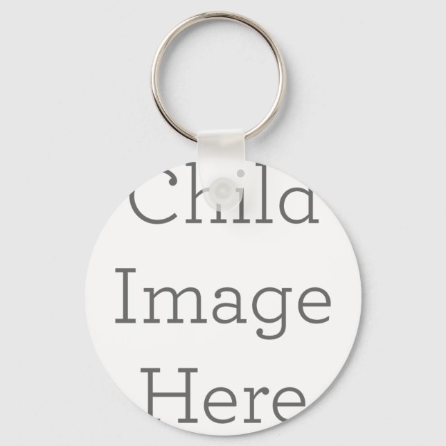Metal Circle Keychain, 2" (Front)