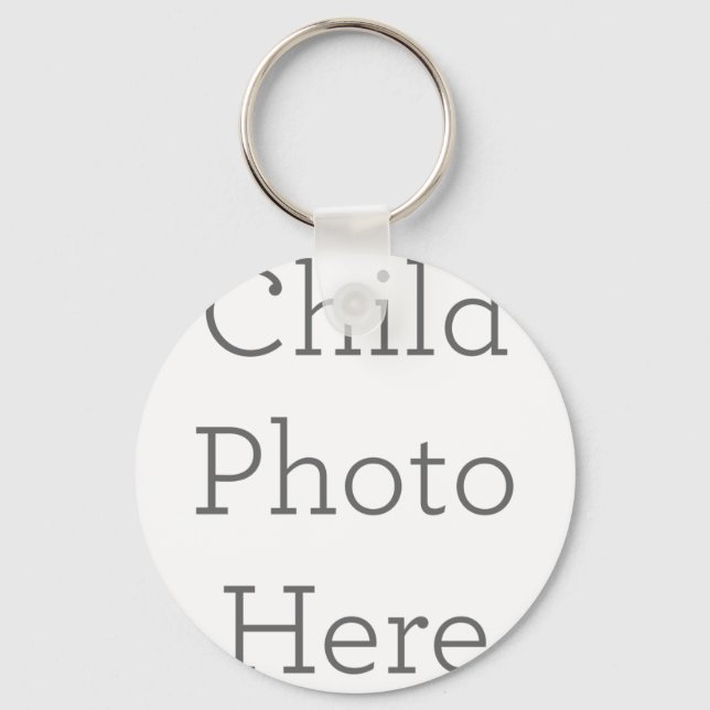 Metal Circle Keychain, 2" (Front)