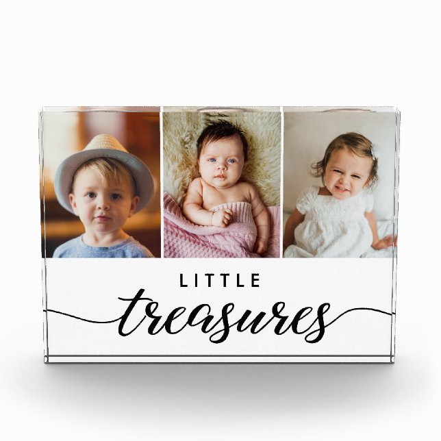 Custom Children Photos Little Treasures Mum Gift (Front)
