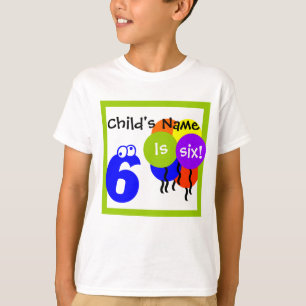 custom child's shirt: fill in name "is 6" birthday T-Shirt