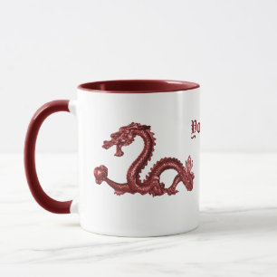Custom Chinese Dragon Name Fantasy Design Mug