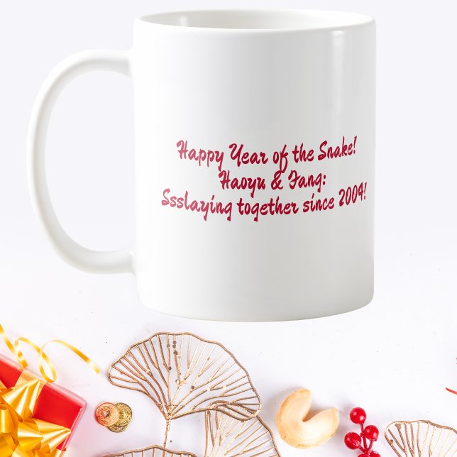 Custom Chinese New Year Couple's Coffee Mug (Creator Uploaded)
