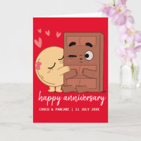 Custom Choco & Pancake Happy Wedding Anniversary