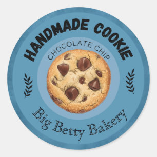Custom Chocolate Chip Cookie Labels Personalised