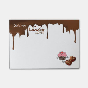 Custom Chocolate Lover's Post-it Notes
