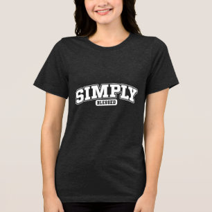 Custom Christian Christianity Jesus Faith Joy Tri-Blend Shirt