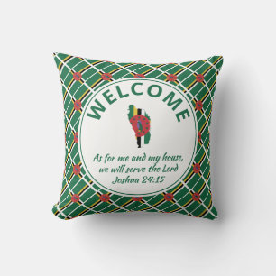 Custom Christian DOMINICA Welcome Cushion
