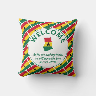 Custom Christian GHANA Welcome Cushion