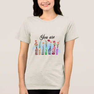 Custom Christian Grow in Grace Tri-Blend Shirt