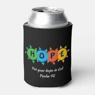 Custom Christian HOPE Can Cooler