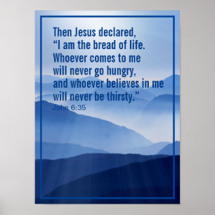 Custom Christian Motivational Bible Verse  Poster