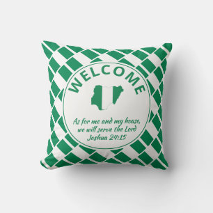 Custom Christian NIGERIA Welcome Cushion