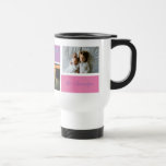 Custom Christmas 3 Photo Personalised Grandpa Travel Mug<br><div class="desc">Show your grandpa (or any other relative or friend) that you love them on their birthday with this customisable mug with space for 3 images and 3 messages that are all changeable</div>