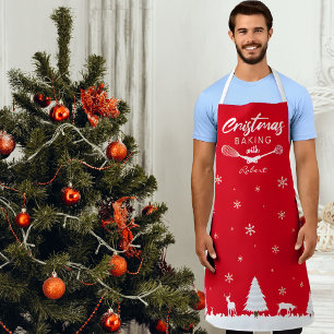 Custom Christmas Baking With (your name) Apron