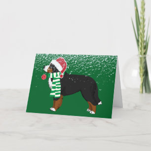 Custom Christmas Bernese Mountain Holiday Dog