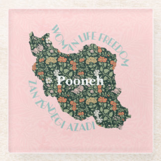 Custom Christmas Bulk Gifts for Women Feminists Glass Coaster