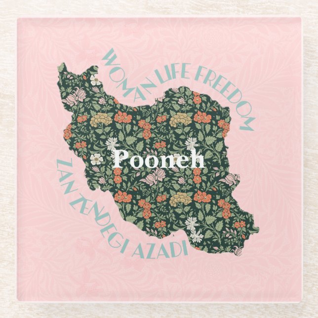 Custom Christmas Bulk Gifts for Women Feminists Glass Coaster (Front)