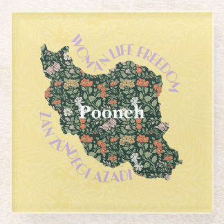 Custom Christmas Bulk Gifts for Women Feminists Glass Coaster