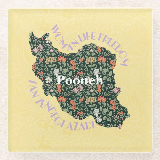 Custom Christmas Bulk Gifts for Women Feminists Glass Coaster (Front)