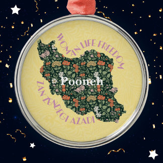 Custom Christmas Bulk Gifts for Women Feminists Metal Tree Decoration