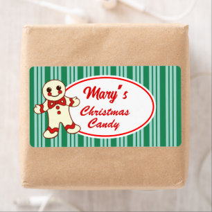 Custom Christmas Candy Labels