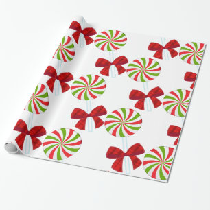 Custom Christmas Candy Wrapping paper 
