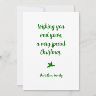 Custom Christmas Card