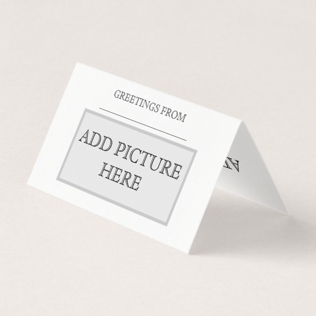 Custom Christmas Card Horizontal (Front)