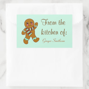 Custom Christmas Cookies Kitchen Gift Stickers