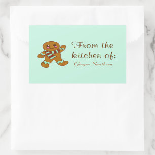 Custom Christmas Cookies Kitchen Gift Stickers