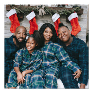Custom Christmas Family Holiday Photo Print