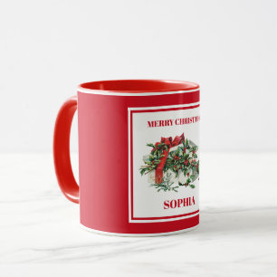 Custom Christmas Festive Vintage Christmas Gift Mug