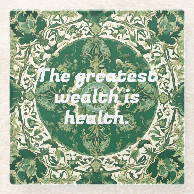 Custom Christmas Gifts for Physical Therapists Glass Coaster (Front)