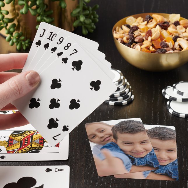 Custom Christmas Gifts | Personalised Photo Playing Cards (In Situ)