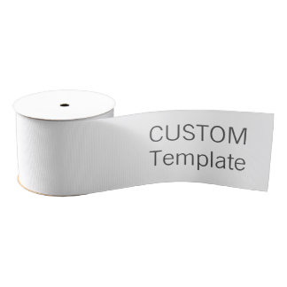 Custom Christmas GROSGRAIN Gift Wrapping Ribbon