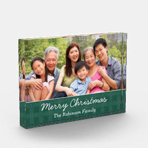 Custom Christmas Holiday Family Love Personalise Photo Block
