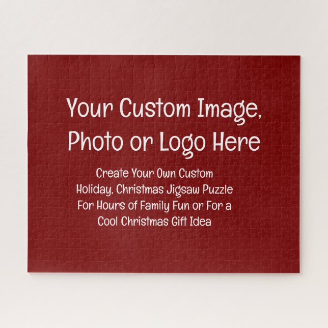 Custom Christmas Jigsaw Puzzle – Family Fun Gift (Horizontal)