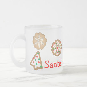 Custom Christmas Milk Mug For Santa