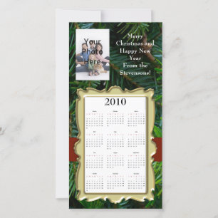 Custom Christmas/New Year Photo Card Calendar