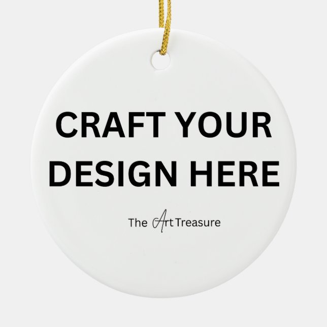 Custom Christmas Ornament - Upload your Photo (Front)