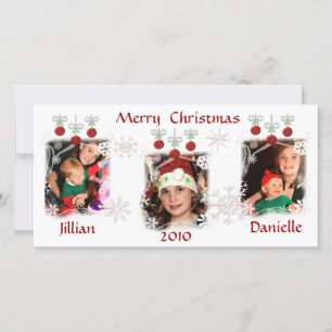 Custom Christmas Ornaments Photo Cards