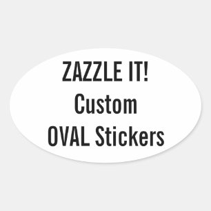 Custom Christmas OVAL Stickers Blank Template