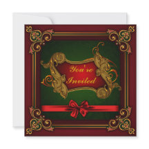 Custom Christmas Party Invitations