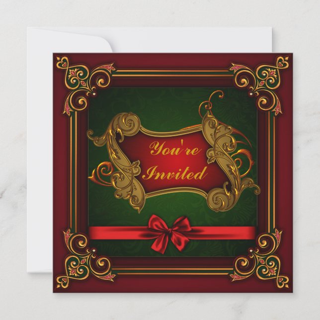 Custom Christmas Party Invitations (Front)
