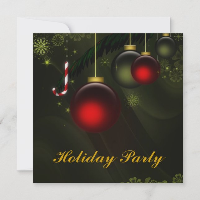 Custom Christmas Party Invitations (Front)