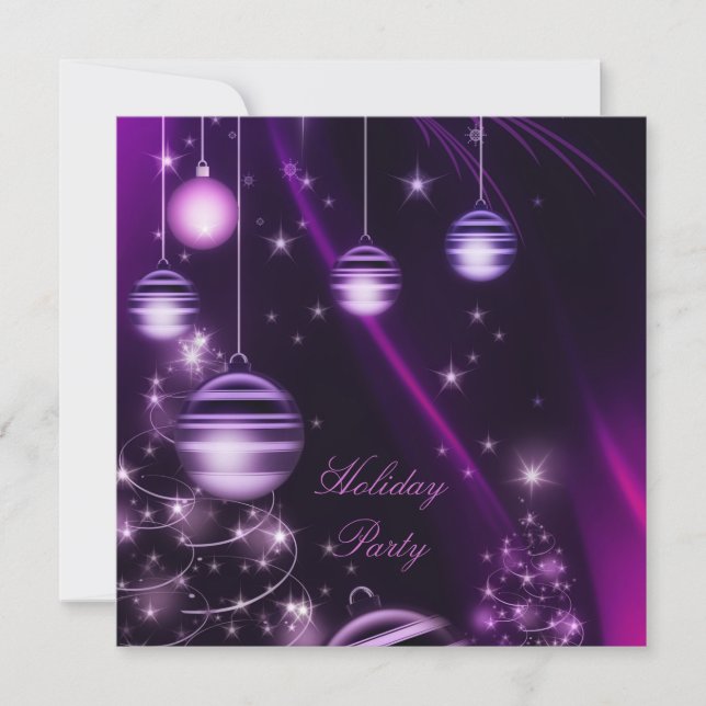 Custom Christmas Party Invitations (Front)