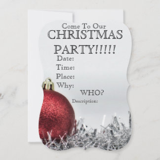 Custom Christmas Party Invite / Save The Date